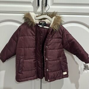 7 for all mankind girls puffer jacket